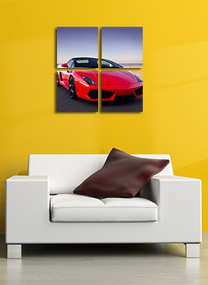 Split canvas prints - 4x(12"x12")
